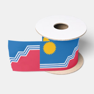 Lazo De Raso Bandera de las Cataratas de Sioux, Dakota del Sur