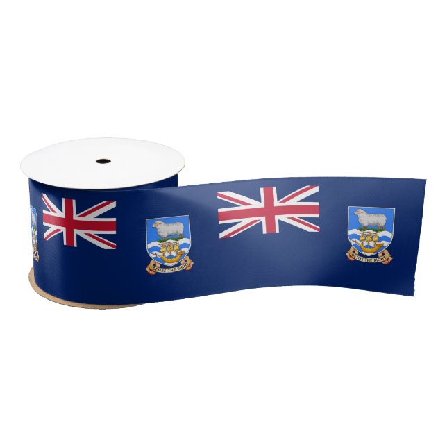 Lazo De Raso Bandera de las Islas Malvinas (Carrete)