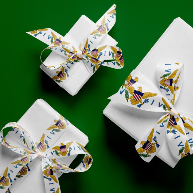 Lazo De Raso Bandera de las Islas Vírgenes Estadounidenses Band (Subido por el creador)