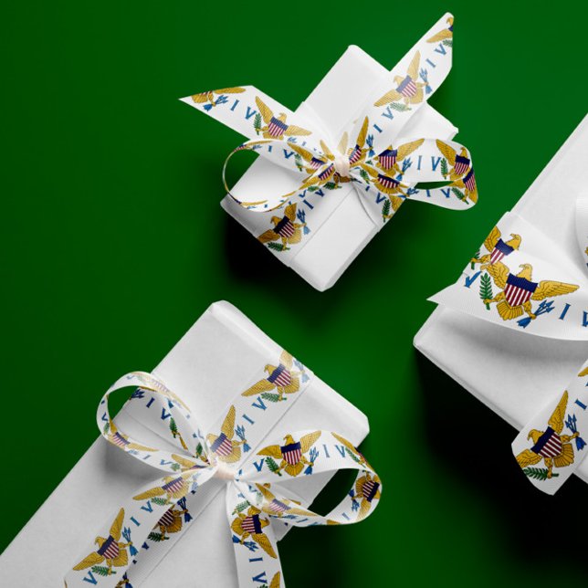 Lazo De Raso Bandera de las Islas Vírgenes Estadounidenses Cint (Subido por el creador)