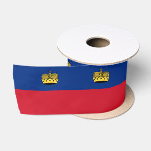 Lazo De Raso Bandera de Liechtenstein y viajes, vacaciones y de