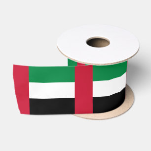 Lazo De Raso Bandera de los Emiratos Árabes Unidos