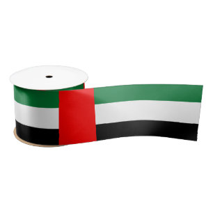 Lazo De Raso Bandera de los Emiratos Árabes Unidos (EAU)