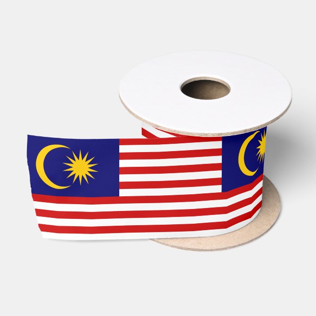 Lazo De Raso Bandera de Malasia (Carrete)
