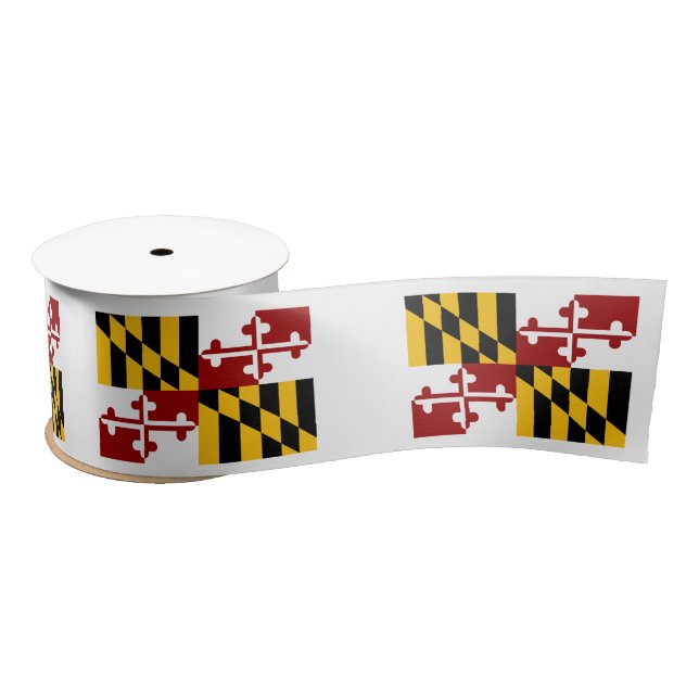 Lazo De Raso Bandera de Maryland (Carrete)