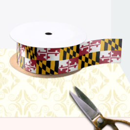 Lazo De Raso Bandera de Maryland Ribbon, Estados Unidos de Amér
