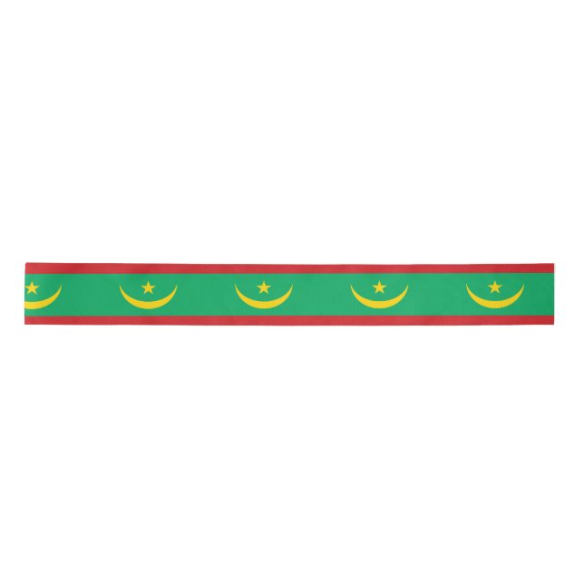 Lazo De Raso Bandera de Mauritania (Anverso)