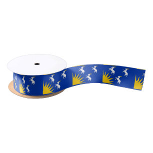Lazo De Raso Bandera de Merionethshire Satin Ribbon