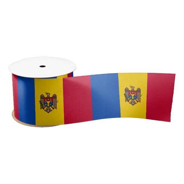Lazo De Raso Bandera de Moldavia (Carrete)