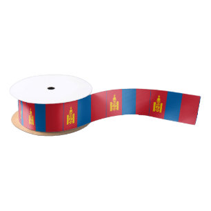 Lazo De Raso Bandera de Mongolia