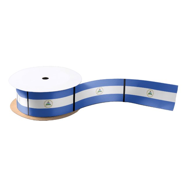 Lazo De Raso Bandera de Nicaragua (Carrete)
