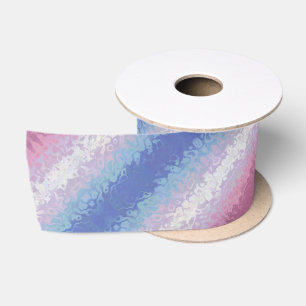 Lazo De Raso Bandera de orgullo Bigender Groovy Ripply Trippy E