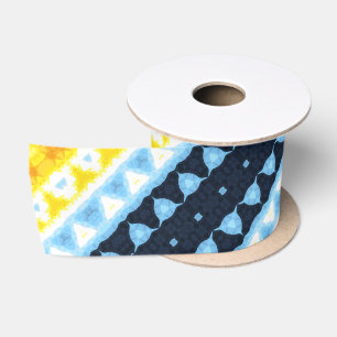Lazo De Raso Bandera de orgullo Boho Groovy Geométrico Abstract