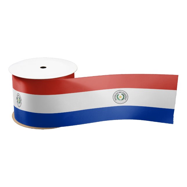 Lazo De Raso Bandera de Paraguay (Carrete)