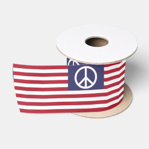 Lazo De Raso Bandera de Paz de Estados Unidos