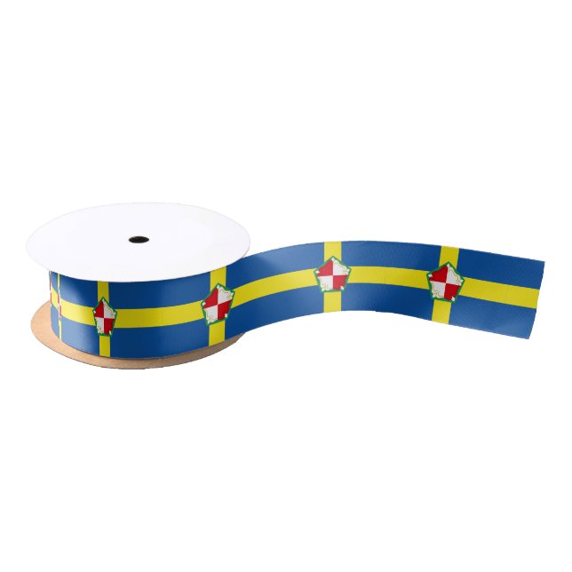Lazo De Raso Bandera de Pembrokeshire Satin Ribbon (Carrete)