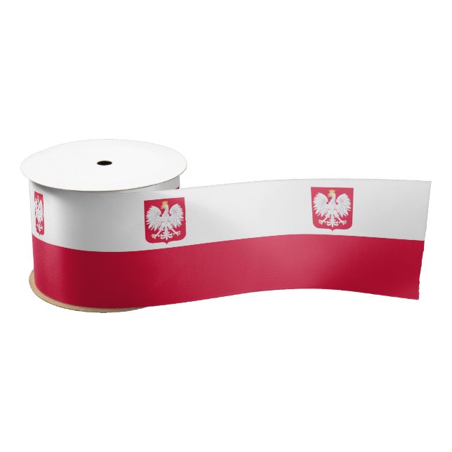 Lazo De Raso Bandera de Polonia (Carrete)