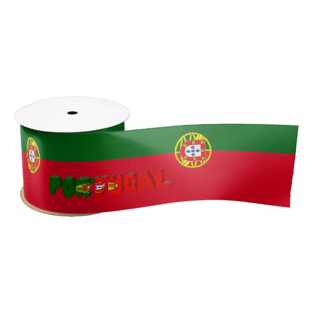 Lazo De Raso Bandera de Portugal (Carrete)