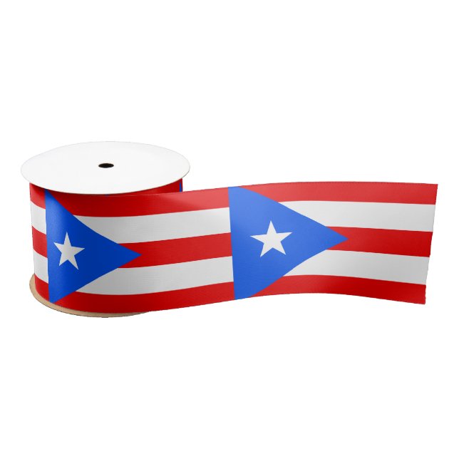 Lazo De Raso Bandera de Puerto Rico/deportes (Carrete)