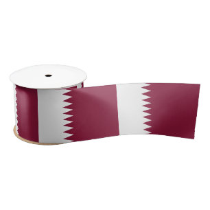 Lazo De Raso Bandera de Qatar