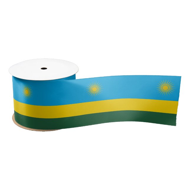 Lazo De Raso Bandera de Ruanda (Carrete)
