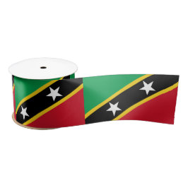 Lazo De Raso Bandera de Saint Kitts y Nevis (Caribe)