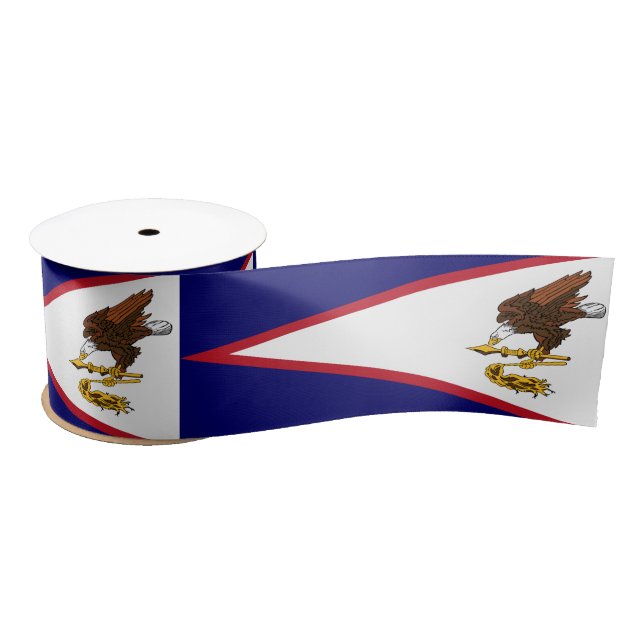 Lazo De Raso Bandera de Samoa Americana (Carrete)