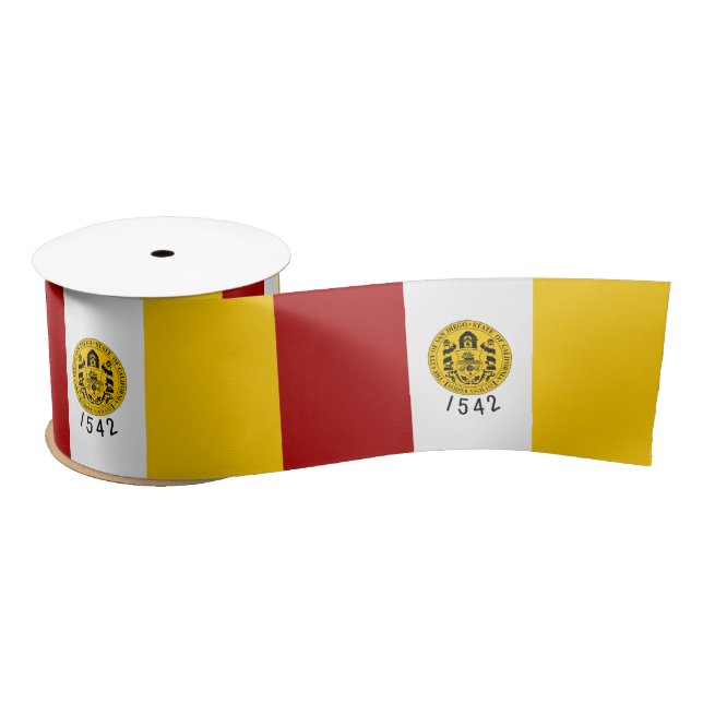Lazo De Raso Bandera de San Diego (California) (Carrete)