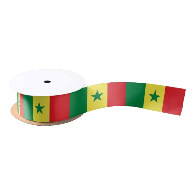 Lazo De Raso Bandera de Senegal (Carrete)