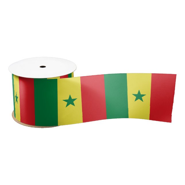 Lazo De Raso Bandera de Senegal (Carrete)