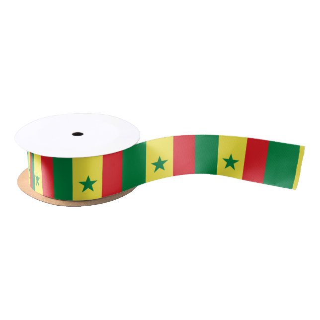 Lazo De Raso Bandera de Senegal (Carrete)