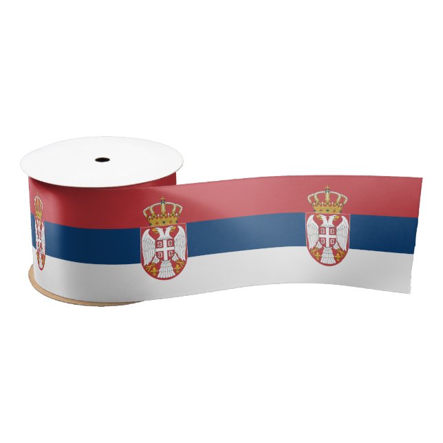 Lazo De Raso Bandera de Serbia (Carrete)