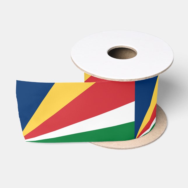 Lazo De Raso Bandera de Seychelles (Carrete)