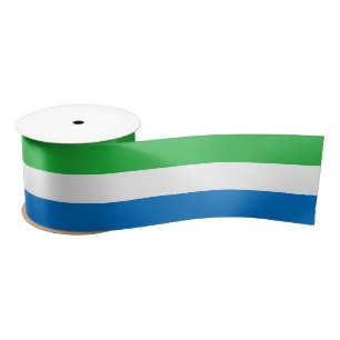Lazo De Raso Bandera de Sierra Leona