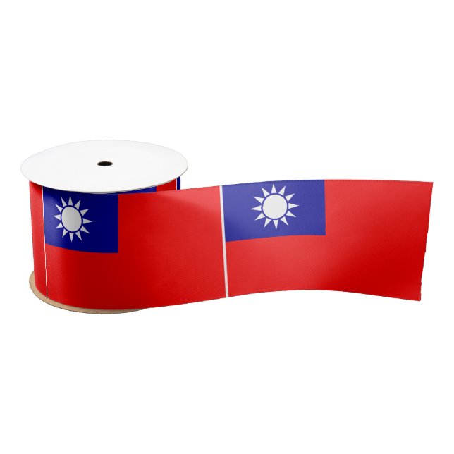 Lazo De Raso Bandera de Taiwán (Carrete)