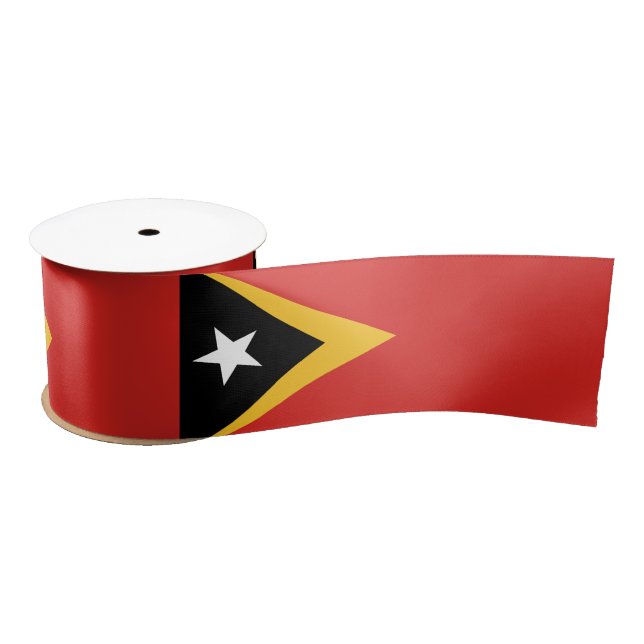 Lazo De Raso Bandera de Timor Oriental (Carrete)