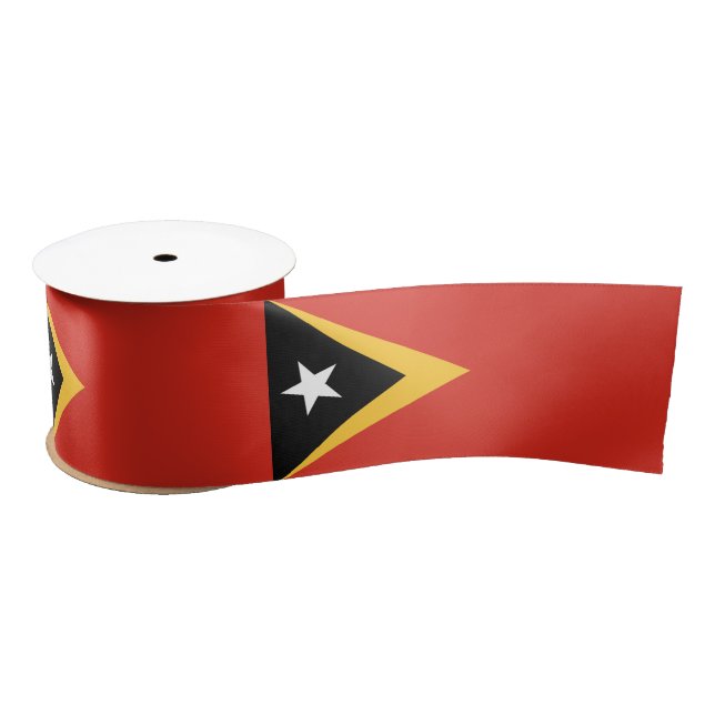 Lazo De Raso Bandera de Timor Oriental (Carrete)