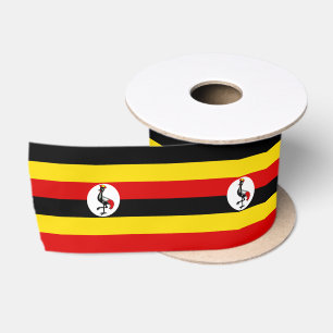 Lazo De Raso Bandera de Uganda