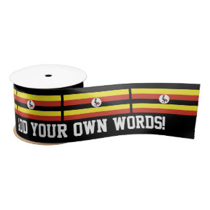 Lazo De Raso Bandera de Uganda