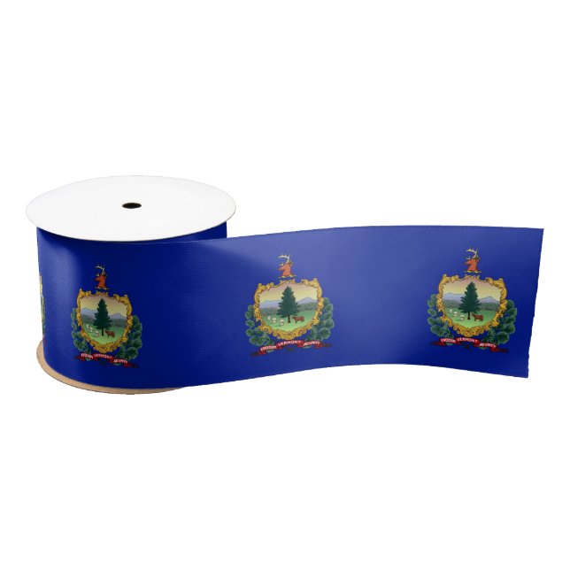 Lazo De Raso Bandera de Vermont (Carrete)
