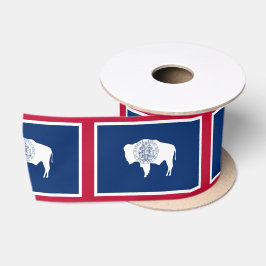 Lazo De Raso Bandera de Wyoming