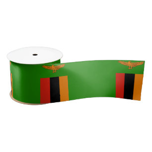 Lazo De Raso Bandera de Zambia
