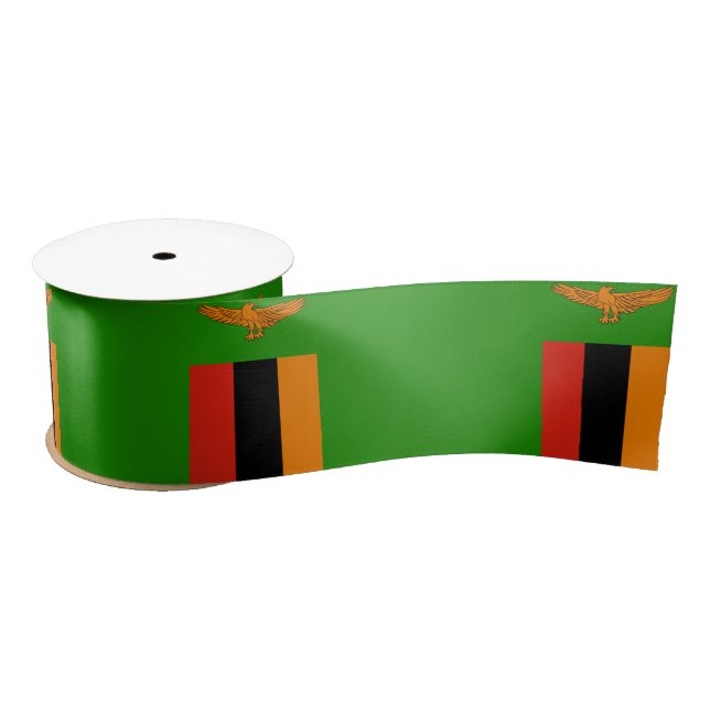Lazo De Raso Bandera de Zambia (Carrete)