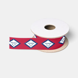 Lazo De Raso Bandera del estado de Arkansas