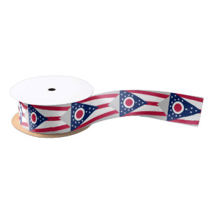 Lazo De Raso Bandera del Estado de Ohio