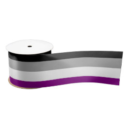 Lazo De Raso Bandera del Orgullo Asexual (As) (Asexualidad)
