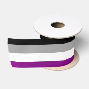 Lazo De Raso Bandera del Orgullo Asexual (As) (Asexualidad)