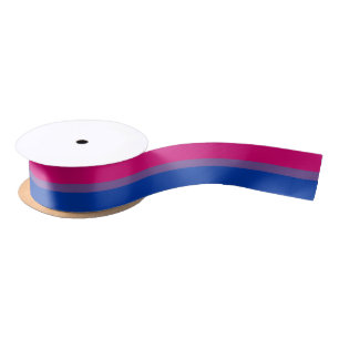 Lazo De Raso Bandera del Orgullo Bisexual