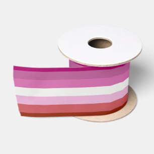 Lazo De Raso Bandera del Orgullo Lesbiano