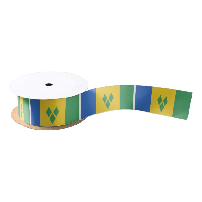 Lazo De Raso Bandera del ST. Vincent (Carrete)